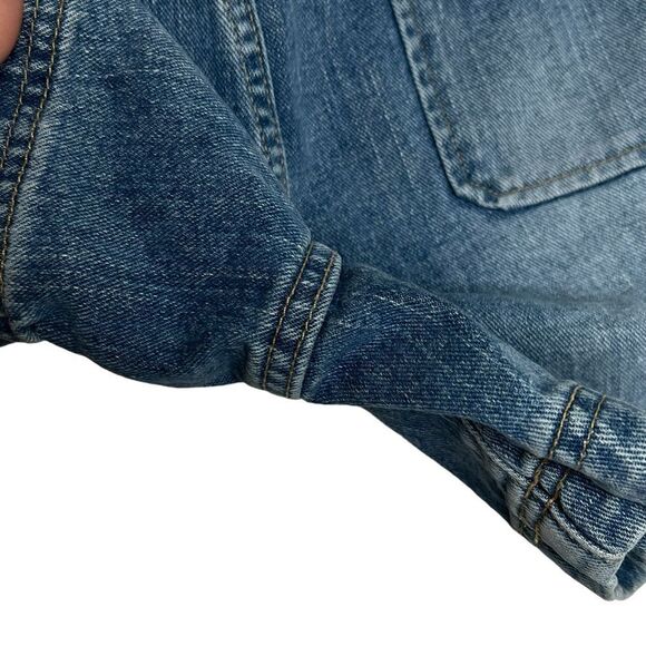 TOMMY Hilfiger Woman’s Shorts sz 12 Y2K Vintage Denim Jean Shorts Blue 4” Inseam - Picture 13 of 14